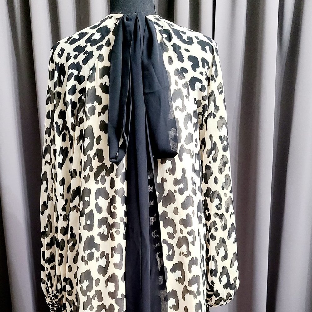 Flowing Leopard Dress